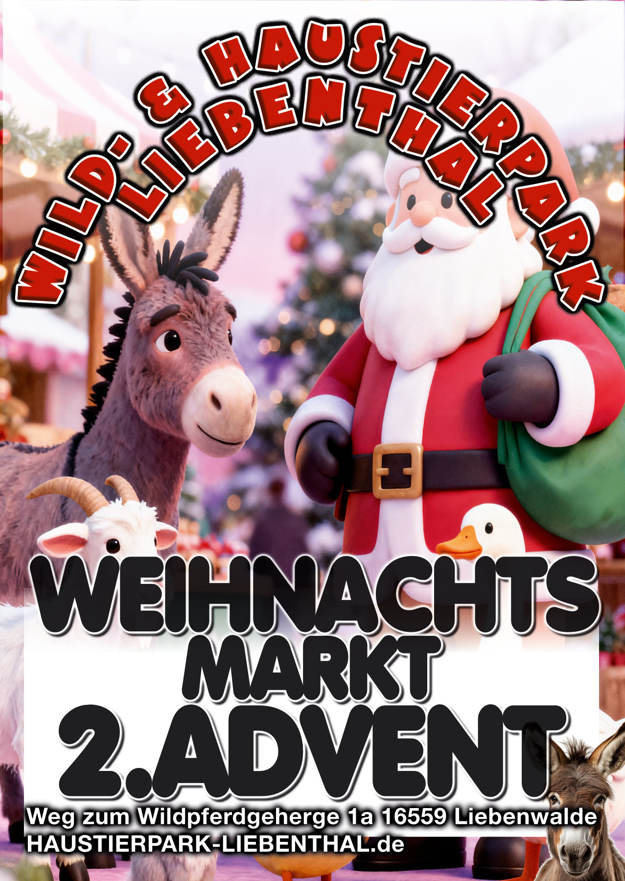 Wild- und Haustierpark Liebenthal, Öffnungszeiten, Sommerferien 2025